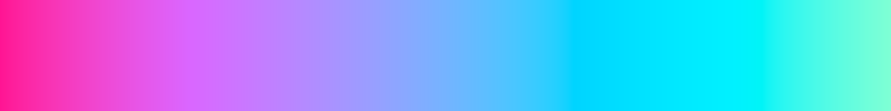 Smooth gradient of deep pink to aquamarine gradient, created with Unicolour